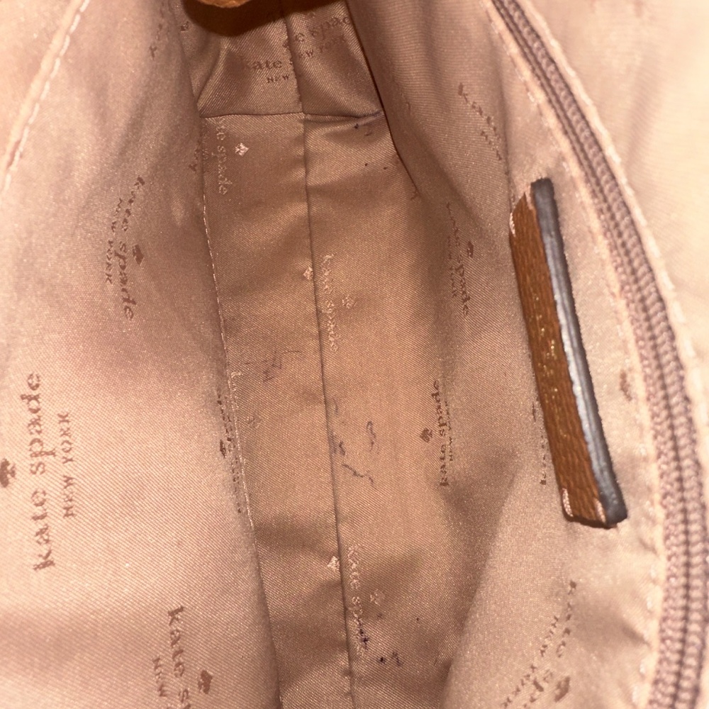 Kate Spade New York Brown Pebbled Leather Crossbody Bag - Picture 3 of 3